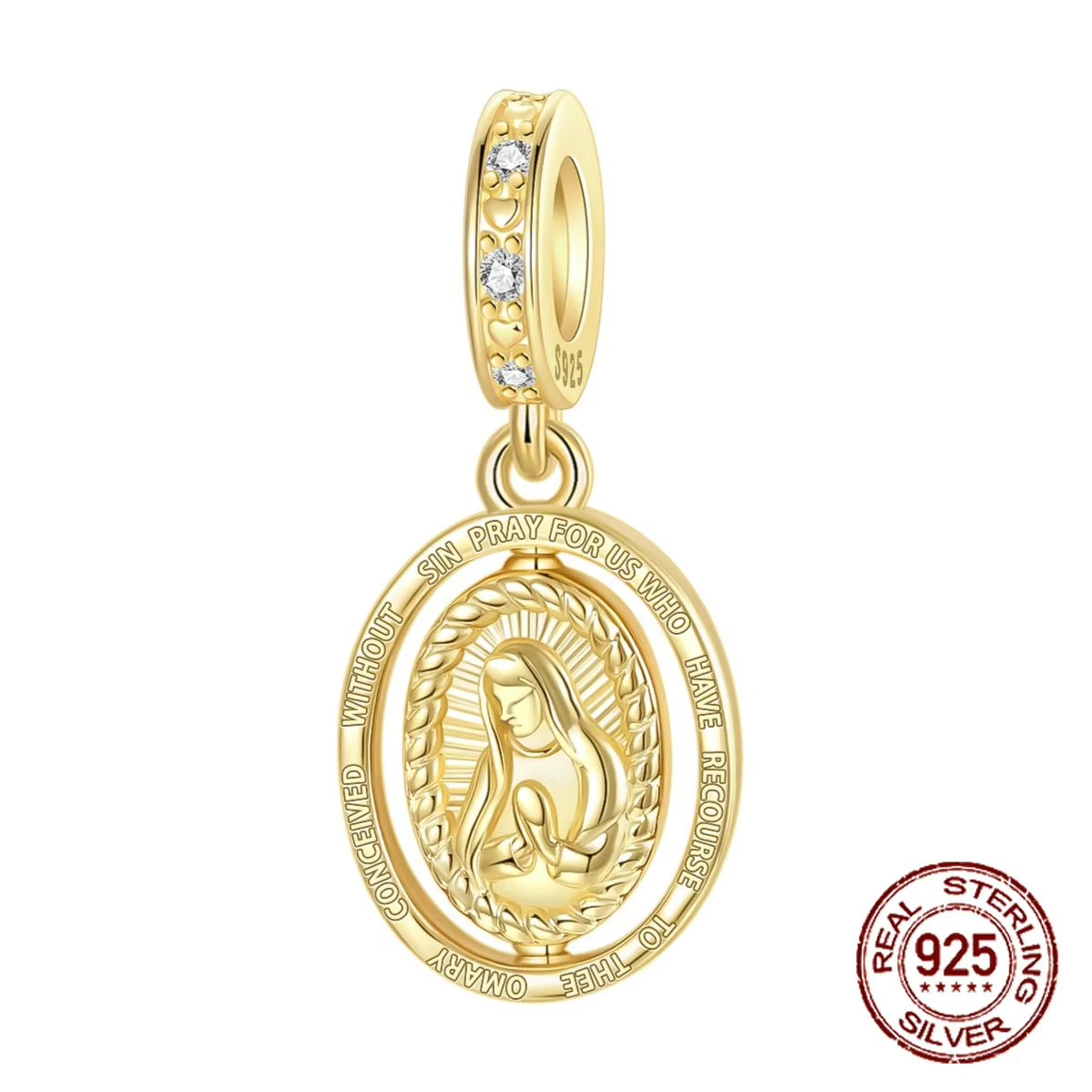 Berloque Proteção de Maria Mãe